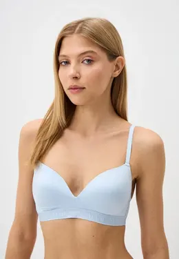 Emporio Armani: Голубой бюстгальтер 