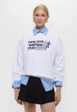 Sporty & Rich: Белый свитшот 