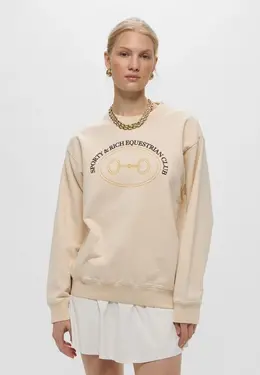 Sporty & Rich: Бежевый свитшот 