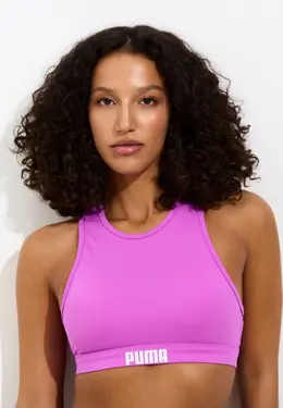 PUMA: Фиолетовый бюстгальтер 