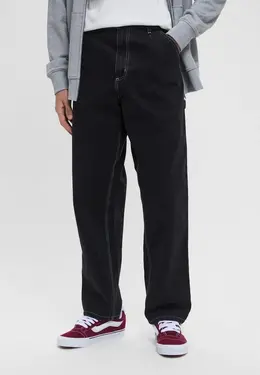 Carhartt WIP: Чёрные джинсы 