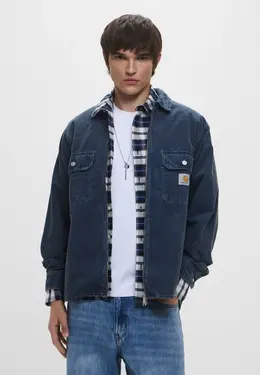 Carhartt WIP: Синяя куртка 