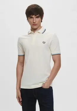 Fred Perry: Белое поло 