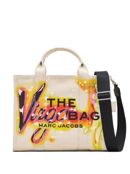 Marc Jacobs: Бежевая сумка-шоппер  The