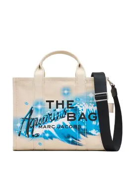 Marc Jacobs: Бежевая сумка-шоппер  The