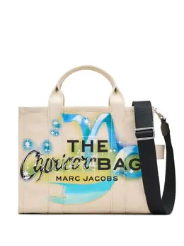 Marc Jacobs: Бежевая сумка-шоппер  The