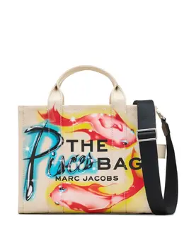 Marc Jacobs: Бежевая сумка-шоппер  The