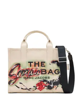 Marc Jacobs: Бежевая сумка-шоппер  The