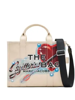 Marc Jacobs: Бежевая сумка-шоппер  The