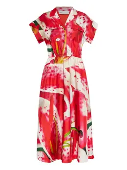 Tory Burch: Платье с принтом 