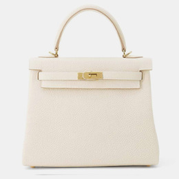 Hermes: Белая сумка  Kelly