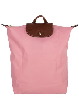 Longchamp: Белый рюкзак  Le Pliage Original