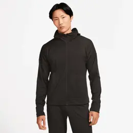 Nike: Чёрная толстовка  Dri FIT