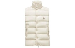 Moncler: Белый жилет 