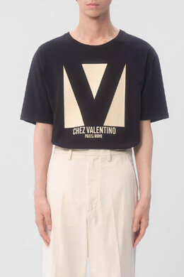 Valentino: Футболка с надписями 