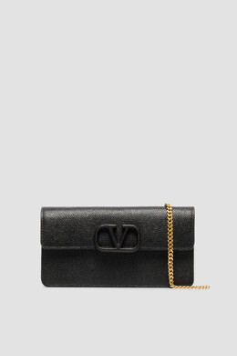 Valentino: Чёрная сумка  VLogo