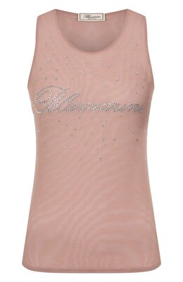Blumarine: Майка со стразами 