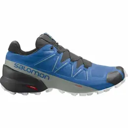 Salomon: Чёрные кроссовки 