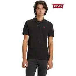 Levi's: Чёрное поло 