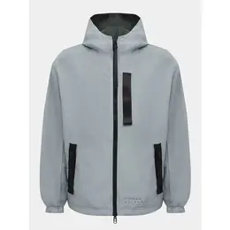 Armani Exchange: Серая куртка 