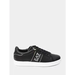 EA7 EMPORIO ARMANI: Чёрные кеды 