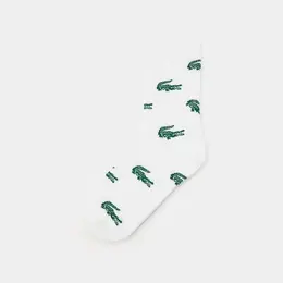 LACOSTE: Белые носки 