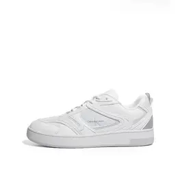 Calvin Klein Jeans: Белые кеды 
