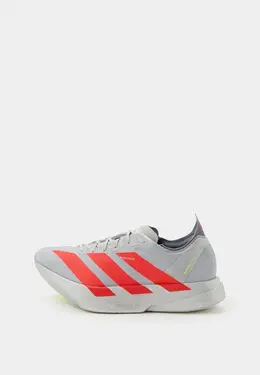 adidas: Серебристые кроссовки 