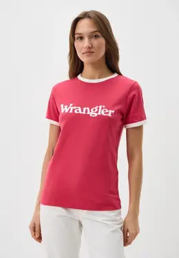 Wrangler: Розовая футболка 