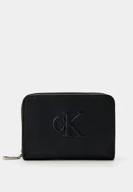 Calvin Klein Jeans: Чёрный кошелёк 