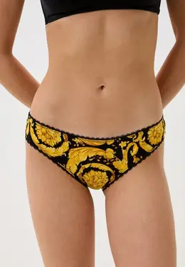 Versace: Чёрные трусы 