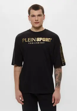 Plein Sport: Чёрная футболка 