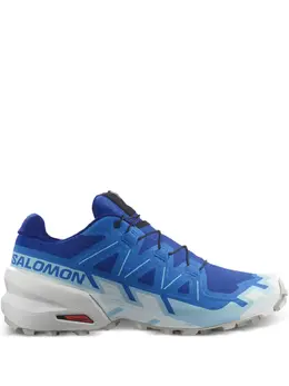 Salomon: Голубые кроссовки 