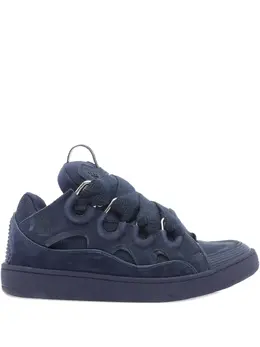 Lanvin: Синие кроссовки  Curb