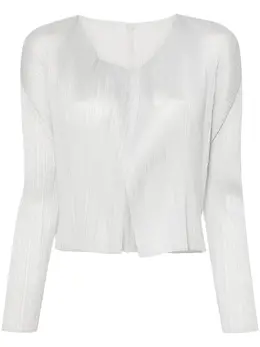 Pleats Please Issey Miyake: Светлая куртка 