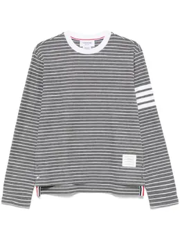Thom Browne: Футболка  4-Bar в полоску