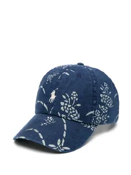 Polo Ralph Lauren: Кепка с растительным принтом 