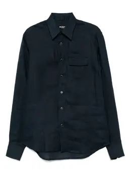 Kiton: Льняная рубашка 