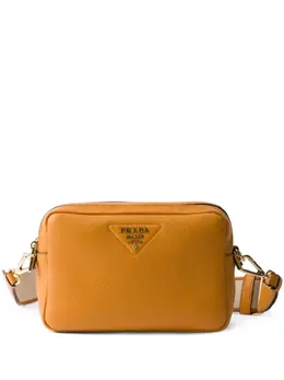 Prada: Оранжевая сумка 