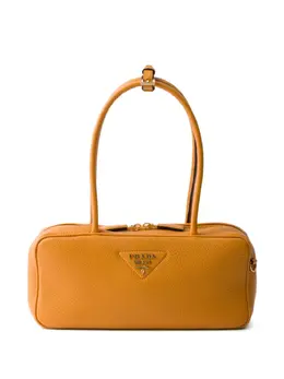 Prada: Оранжевая сумка 