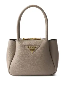 Prada: Светлая сумка-шоппер 