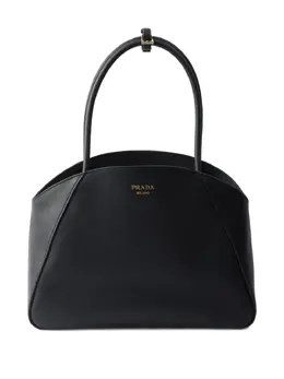 Prada: Чёрная сумка-шоппер 
