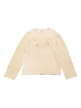 Acne Studios: Бежевая футболка 