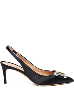 Santoni: Чёрные туфли 