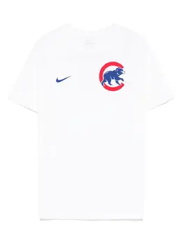Nike: Белая футболка 