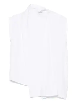 Carven: Белый шарф 
