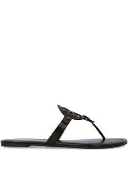 Tory Burch: Чёрные сандалии  Miller