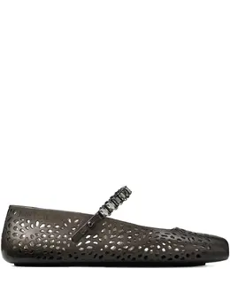 Jimmy Choo: Чёрные балетки 