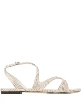 Jimmy Choo: Белые сандалии 