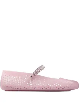 Jimmy Choo: Светлые балетки 